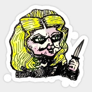 Tiffany Valentine Sticker